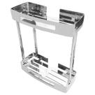 Suporte Embralumi P/ Banheiro Duplo Canto Aço Inox Utensílio Suporte Embralumi P/ Banheiro Duplo Canto Aço Inox Utensílio