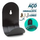 Suporte Enrolador Fixo Para Mangueira De Jardim Mini Parede Aço Organização