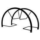 Suporte Enrolador para Mangueira Meia Lua Fixo de Parede até 40 m Jardim Garagem Cabos e Fios Estrutura em Aço Reforçado