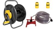 Suporte Enrolador S/Rodas + Mang 20m Vonder +Irrigador Esqui