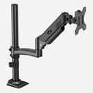 Suporte Ergonômico Articulado de Mesa, Monitor 17" a 35", Pistão a Gás, Giro 360, Suporte Até 9kg, Preto, FH80L, ELG