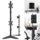 Suporte Ergonômico NR17 Articulado de Mesa 2 Monitores Até 32 Polegadas