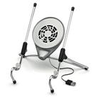 Suporte Ergonômico Octoo Uptable para Notebook com Cooler - Cromado/Cinza UPC-01