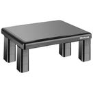 Suporte Ergonômico para Monitor e Notebook Multi (Multilaser), Quadrado, Ajsute de 4 Níveis de Altura, Preto - AC125 Suporte Ergonômico para Monitor e Notebook Multi (Multilaser), Quadrado, Ajsute de 4 Níveis de Altura, Preto - AC125