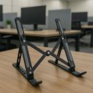 Suporte Ergonômico Para Notebook Dobravel Cor Preto