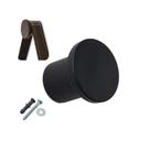 Suporte Espelho Adnet Aluminio Preto