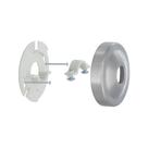 Suporte estabilizador de braço de chuveiro e tampa de flange Danco 12006 Suporte estabilizador de braço de chuveiro e tampa de flange Danco 12006