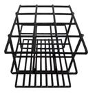Suporte Estante 12 Furos Para Tubos De Ensaio 16mm Cor Preto Reves.pvc