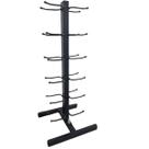 Suporte Expositor De 12 Pesos Halteres Fixo Torre Completo