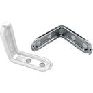Suporte Extintor Zamar Branco - Kit C/25
