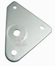 Suporte Farol Orelhinha Cbx250 Twister Prata Direita ou Esquerda Unitário