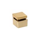 Suporte Fenda Flex Quadrada Dourada 100 Unidades Suporte Fenda Flex Quadrada Dourada 100 Unidades