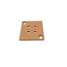 Suporte Fixação Teto/Parede Perfil Modular Link Rosê 04 unidades Rometal