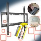 Suporte Fixo de Parede para TV 23 a 63 Slim até 50kg com Parafusadeira 12V e Jogo de Ferramentas 24 Peças