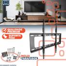 Suporte Fixo de Parede para TV 40 a 80 Polegadas LCD LED Smart VESA até 75kg Preto