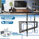 Suporte Fixo de Parede para TV 40 a 80 Polegadas LED LCD Smart Até 75 Kg Aço Reforçado acompanha Kit de Montagem