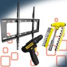 Suporte Fixo de Parede para TV 40 a 80 Universal com Parafusadeira Bivolt 12V e Jogo de Ferramentas 24 Peças Suporte Fixo de Parede para TV 40 a 80 Universal com Parafusadeira Bivolt 12V e Jogo de Ferramentas 24 Peças