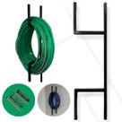 Suporte Fixo de Parede Resistente e Durável para Mangueira de Jardim em Aço