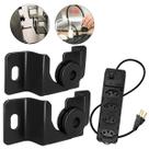 Suporte Fixo Para Tv 13 a 70 Pol de Parede Led Smart Até 60Kg Com Filtro de Linha Energia 4 Entradas