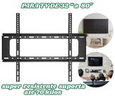 Suporte Fixo Parede e Painel Resistente - Fertak tools para TV de 32 a 80 polegadas