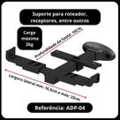Suporte fixo universal de dvds, blu-ray, receptor de parabólica, receptor de tv a cabo