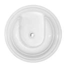 Suporte Flange (par) para Varão de Cortina 19mm Plástico - Branco Bella Arte