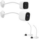 Suporte flexível para montagem na parede para câmera, pacote com 2 unidades Mippko White