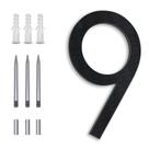 Suporte flutuante de metal preto House Numbers SONFILY de 8 polegadas Suporte flutuante de metal preto House Numbers SONFILY de 8 polegadas
