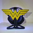 Suporte Fone Ouvido Mesa Headset Gamer MARVEL MULHER MARAVILHA com e sem fio pc Universal Display Rack