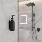 Suporte Frasco Para Líquido Aço Inox Alto Brilho Agata