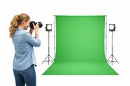 Suporte Fundo Infinito Chroma Key 3x3 Bolsa 15 Presilhas
