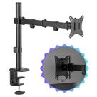 Suporte Gamer Articulado Para Monitor Fortrek 425S Resistente Graus Ergonômico 17" Até 32" Polegadas Suporta 9Kg Rotação de 90 Graus
