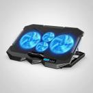 Suporte Gamer Notebook 4 Coolers Ventoinhas Mesa Projetada N