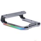 Suporte gamer para notebook ate 17,3" com led rgb e hub podium