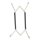Suporte Gancho Mola Dourada Prato Decorativo Parede Pendurar Sobremesa 12 A 16cm