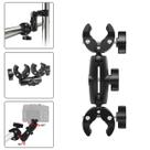 Suporte Garra Dupla Articulável 360 para Guidão/Bastão/Poste