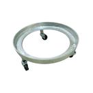 Suporte Garrafão de Água Vasos de Plantas Botijão de Gás Base Circular Alumínio Fundido 3 Rodas