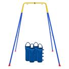 Suporte giratório FUNLIO dobrável para crianças com 4 sacos de areia, boné de 90 kg
