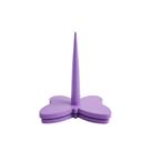 Suporte Giratorio Para Linha Croche Formato Borboleta Crocheteira ROXO