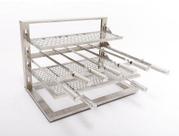 SUPORTE/GRILL PRATIQUE DE GRELHA E ESPETO PARA CHURRASQUEIRA MEDIDA 67 x 46 INOX S. GRILL