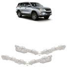 Suporte Guia Parachoque Traseiro Hilux Sw4 2016 2017 2018 2019 2020 Branco