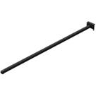 Suporte Haste De Refletor Led Fachada 100 CM Preto Base L