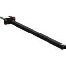 Suporte Haste De Refletor Led Parede Fachada 50 Cm Preto