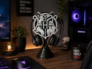 Suporte, Headset, Headphone, Fone De Ouvido, Mesa Gamer, Porta Alexa, Exclusivo