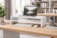 Suporte home office MDF kit instalação