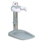 Suporte Infantil De Banho Ajustável Com Ursinho Panda De Apertar E Base Antiderrapante Castela