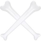 Suporte inflável de Halloween Caveman Jumbo Bone, 2 peças Leitee