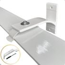 Suporte Inove Com Presilha Trilho Suiço Duplo Instalação Parede Cortina Wave Kit com 1.2.3.4.5.6 Un
