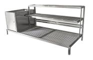 Suporte Inox para Churrasqueira Parrilla - JX Metais