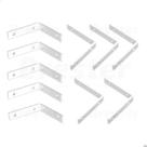 Suporte Invertido Mão Francesa Bestfer 6cm (10 Peças) Elegância e Funcionalidade para Sua Prateleira